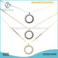 Different types of gold necklace chains jewelry designs girls, germanium necklace in stainless steel